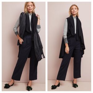 Anthropologie Moth One Size Cascades Shawled Vest